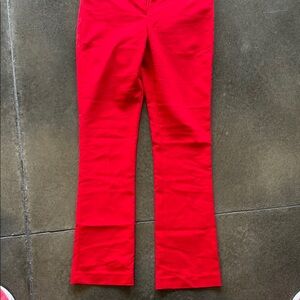 Vibrant Red Women's dress pants. Size 6R